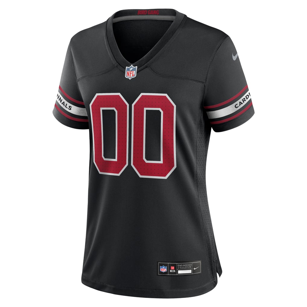 Women's Arizona Cardinals Black Alternate Custom Game Jersey