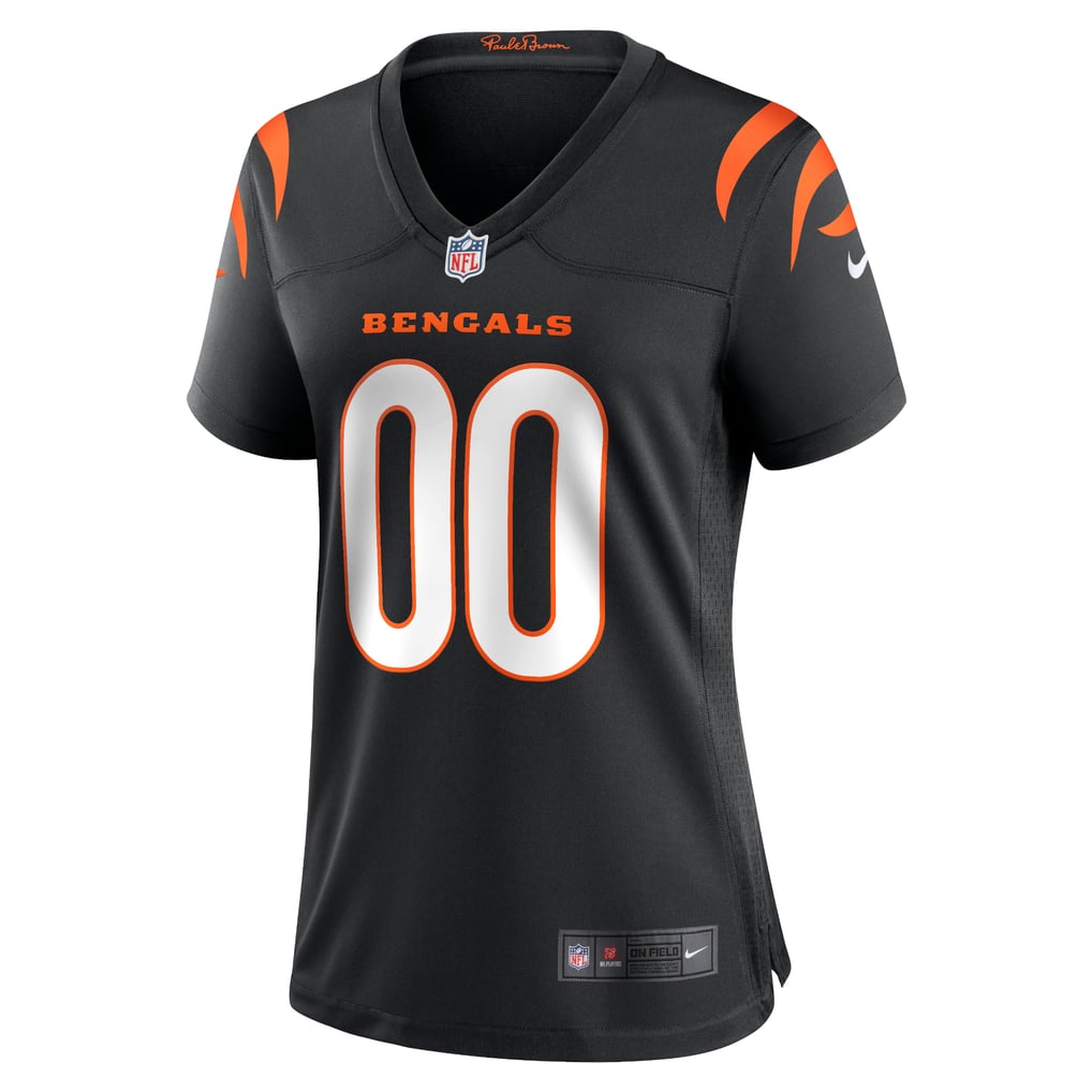 Women's Cincinnati Bengals Black Game Custom Jersey