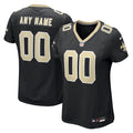 Women's Black New Orleans Saints Custom Game Jersey