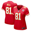 Women's Kansas City Chiefs Blake Bell Red Game Player Jersey