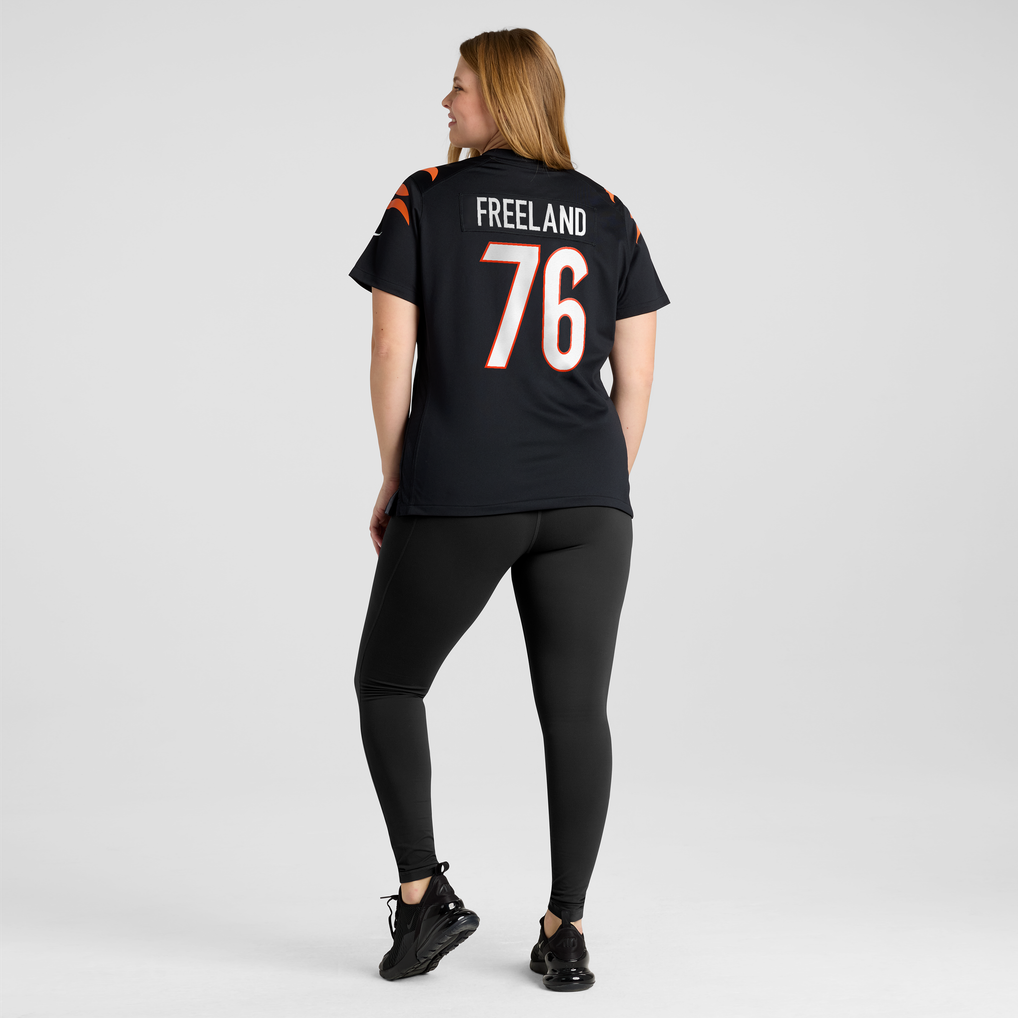Women's Cincinnati Bengals Blake Freeland Black Team Game Jersey