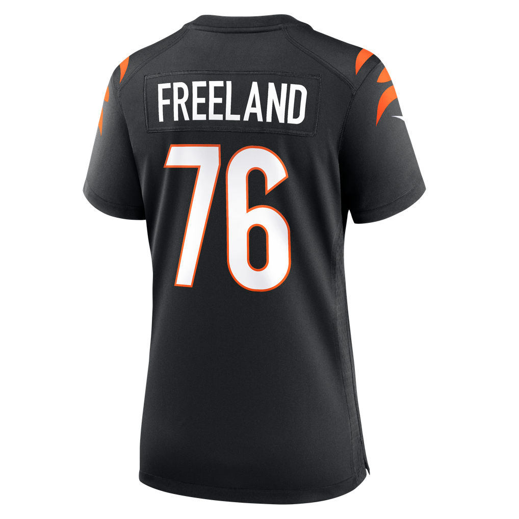 Women's Cincinnati Bengals Blake Freeland Black Team Game Jersey