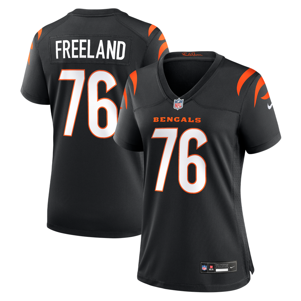 Women's Cincinnati Bengals Blake Freeland Black Team Game Jersey