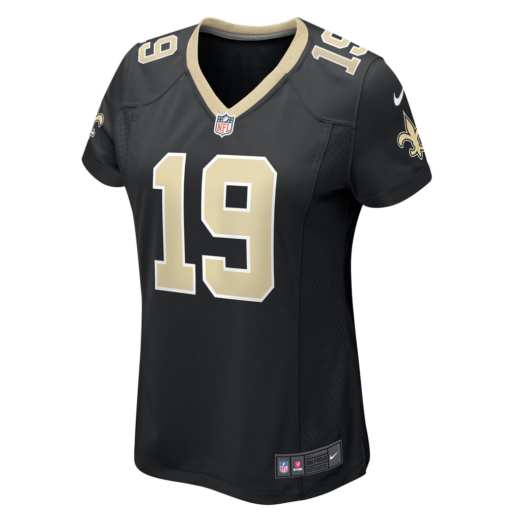 Women's New Orleans Saints Blake Grupe Black Team Game Jersey