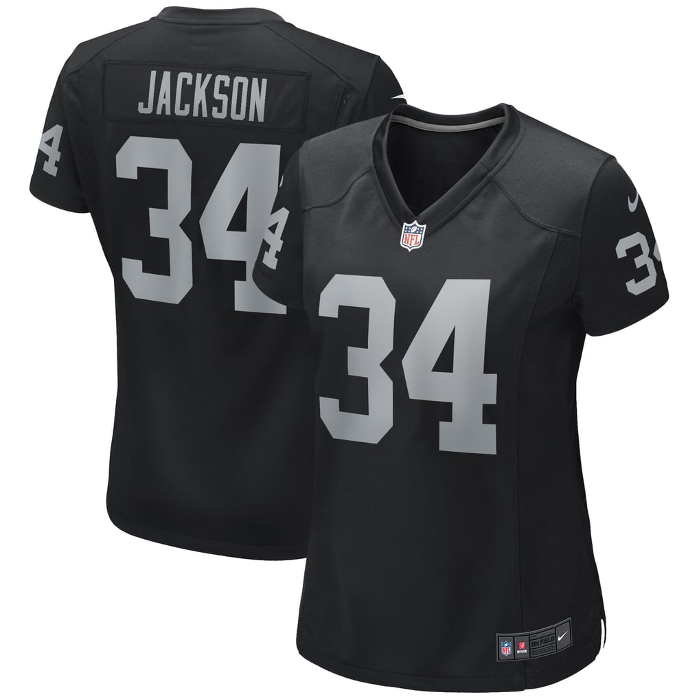 Women's Las Vegas Raiders Bo Jackson Black Game Retired Player Jersey