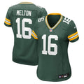 Women's Green Bay Packers Bo Melton Green Team Game Jersey