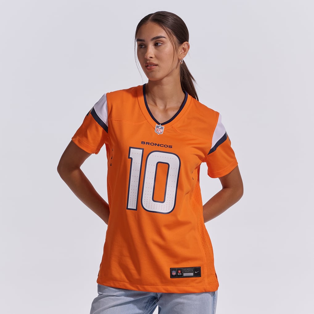 Women's Denver Broncos Bo Nix Orange Game Jersey