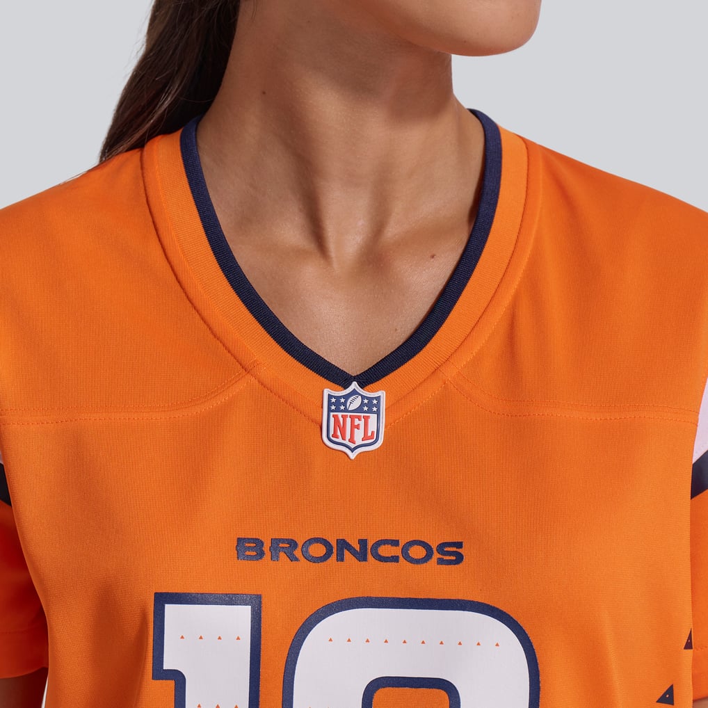 Women's Denver Broncos Bo Nix Orange Game Jersey
