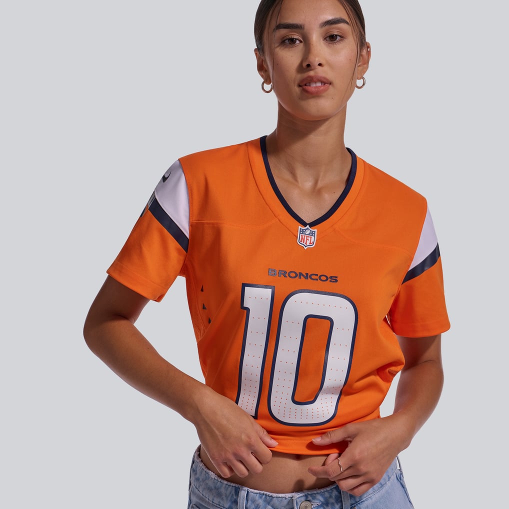 Women's Denver Broncos Bo Nix Orange Game Jersey
