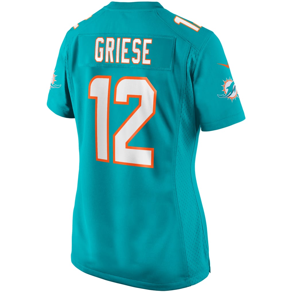 Women's Miami Dolphins Bob Griese Aqua Game Retired Player Jersey