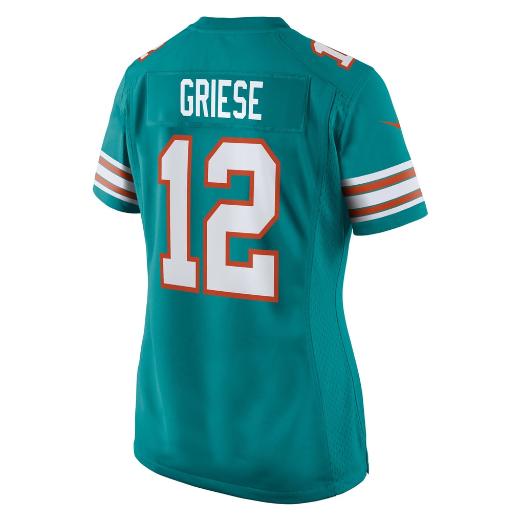 Women's Miami Dolphins Bob Griese Aqua Retired Player Jersey
