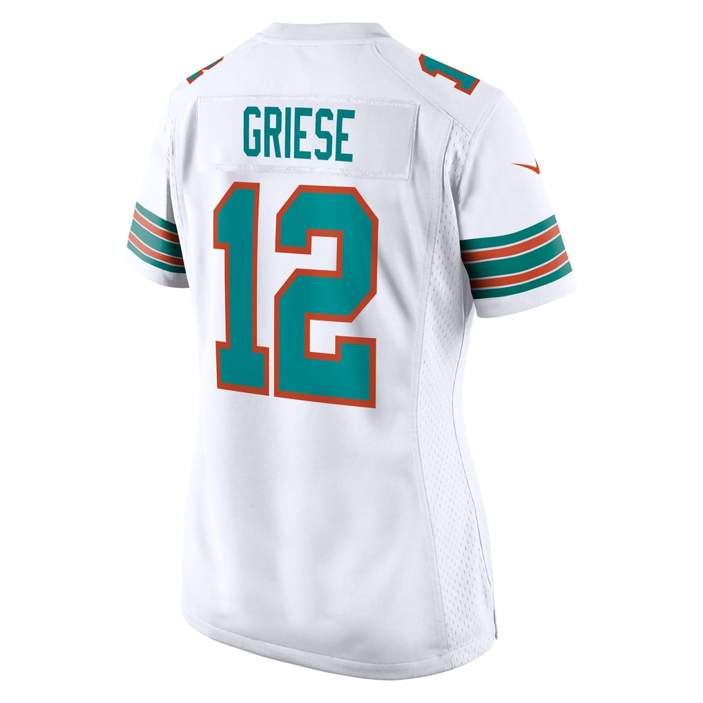 Women's Miami Dolphins Bob Griese White Retired Player Jersey