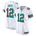 Women's Miami Dolphins Bob Griese White Retired Player Jersey