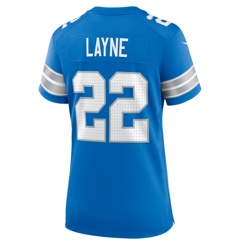 Women's Detroit Lions Bobby Layne Blue Retired Player Game Jersey