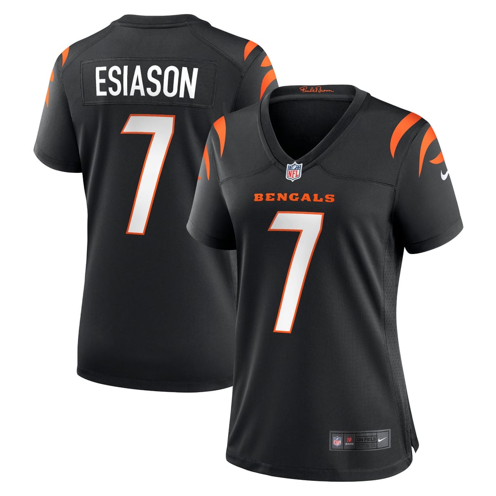 Women's Cincinnati Bengals Boomer Esiason Black Retired Player Jersey