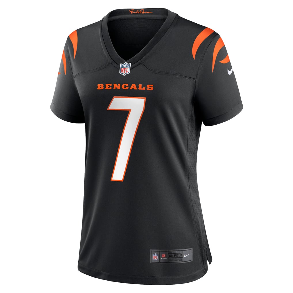Women's Cincinnati Bengals Boomer Esiason Black Retired Player Jersey