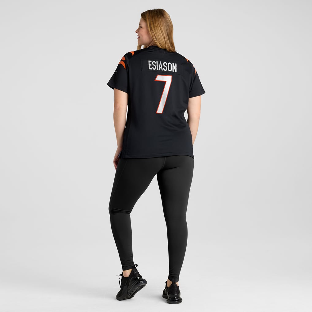 Women's Cincinnati Bengals Boomer Esiason Black Retired Player Jersey