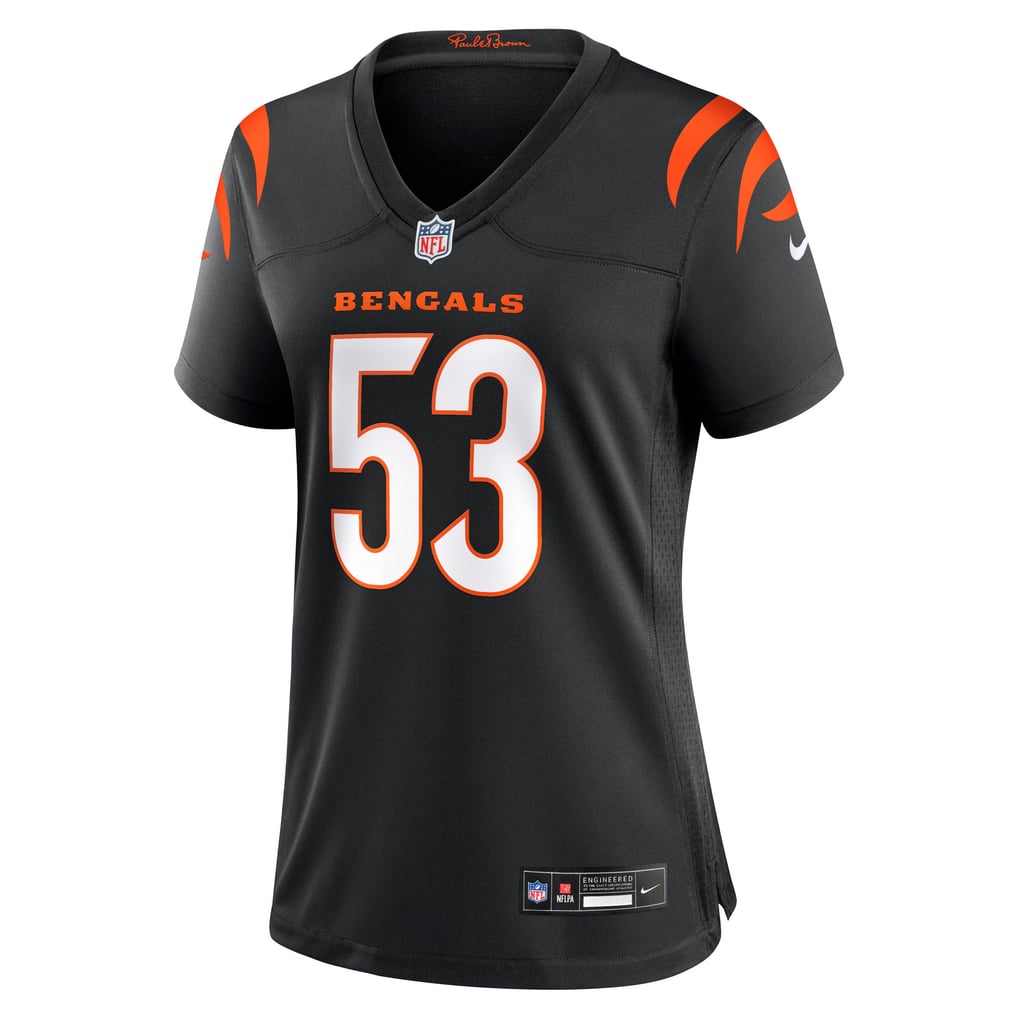 Women's Cincinnati Bengals Boye Mafe Black Team Game Jersey
