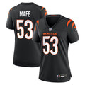 Women's Cincinnati Bengals Boye Mafe Black Team Game Jersey