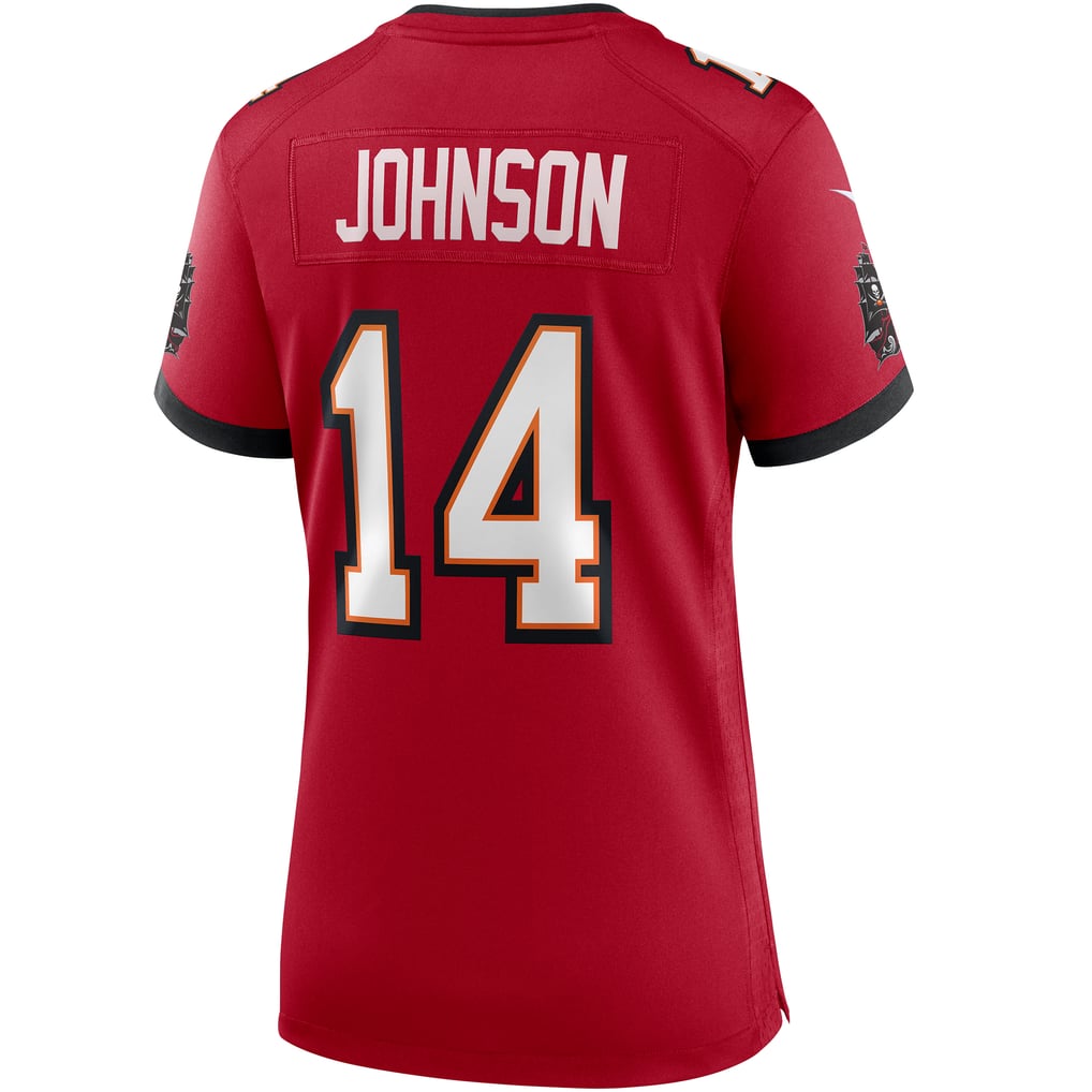 Women's Tampa Bay Buccaneers Brad Johnson Red Game Retired Player Jersey
