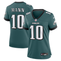 Women's Philadelphia Eagles Braden Mann Midnight Green Team Game Jersey