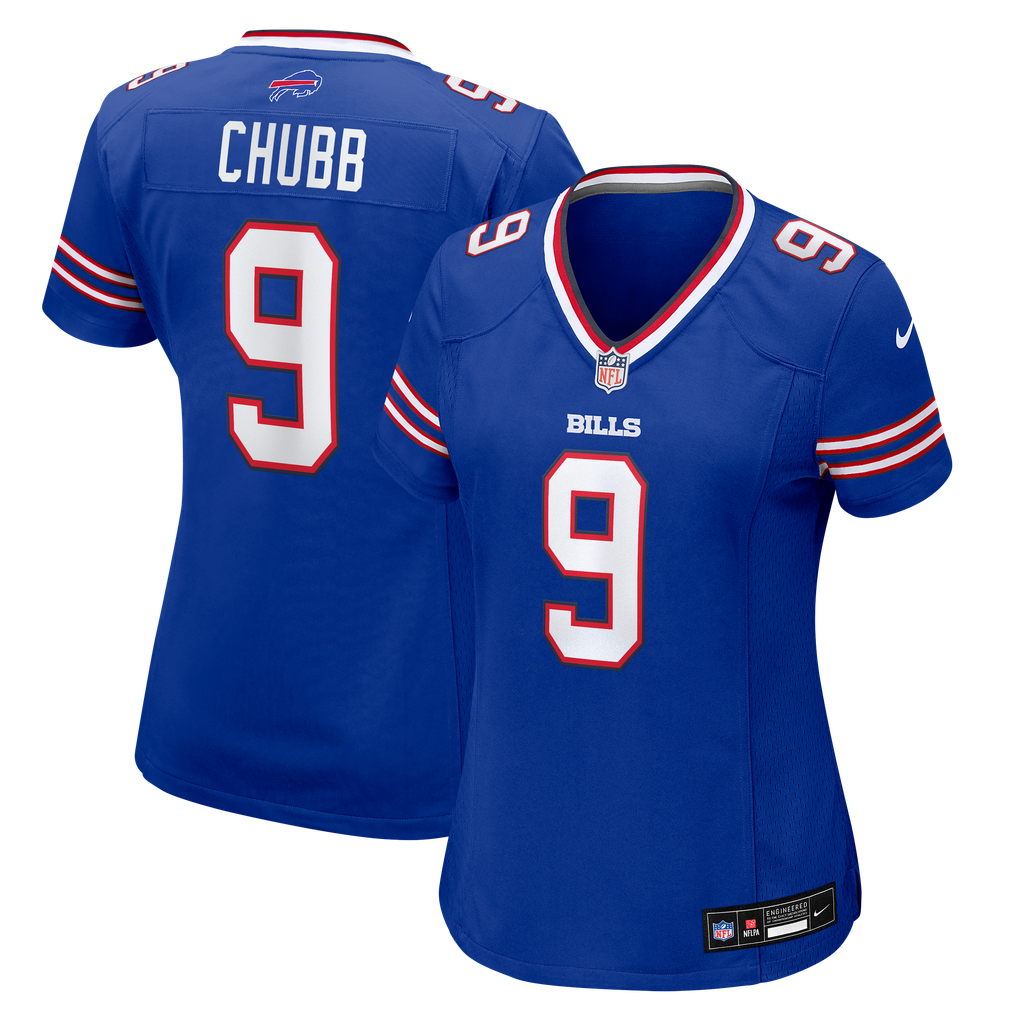 Women's Buffalo Bills Bradley Chubb Royal Team Game Jersey