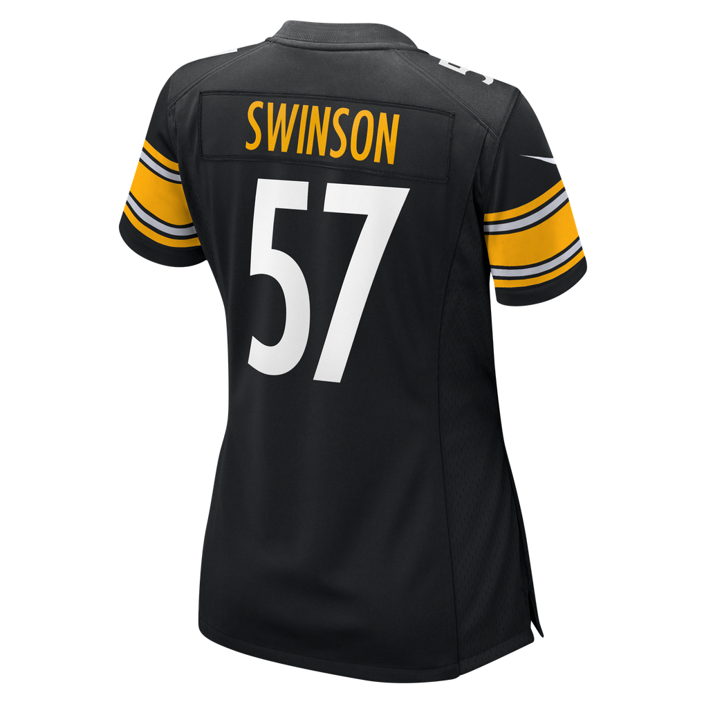 Women's Pittsburgh Steelers Bradyn Swinson Black Team Game Jersey