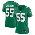 Women's Philadelphia Eagles Brandon Graham Kelly Green Alternate Game Jersey