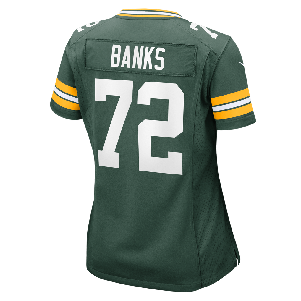 Women's Green Bay Packers Brant Banks Green Team Game Jersey