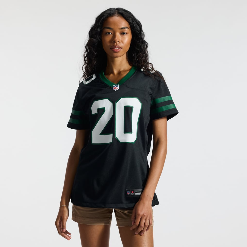 Women's New York Jets Breece Hall Legacy Black Alternate Game Jersey