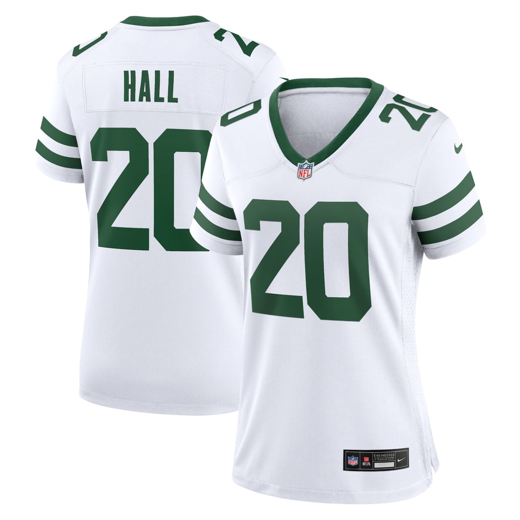 Women's New York Jets Breece Hall Legacy White Game Jersey