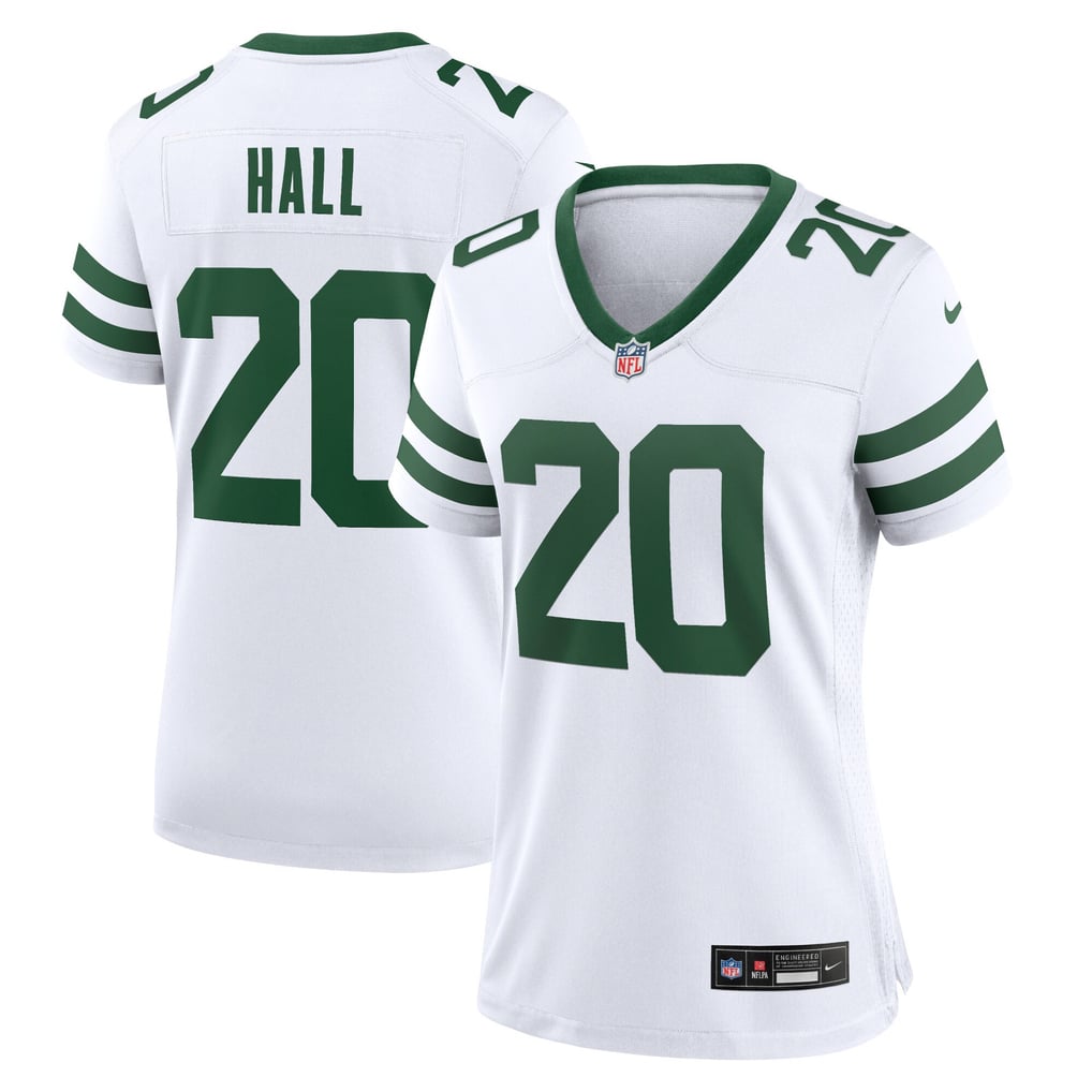 Women's New York Jets Breece Hall Legacy White Game Jersey