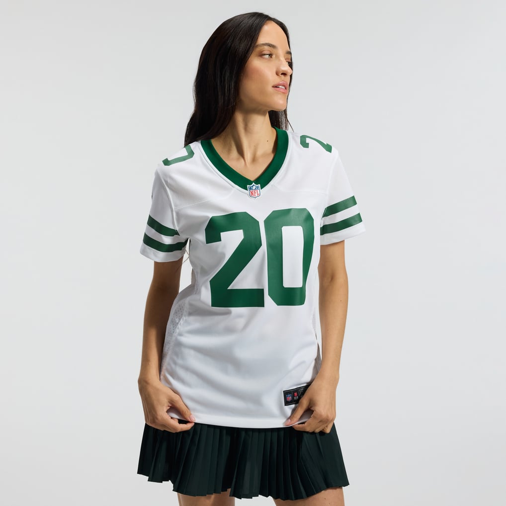Women's New York Jets Breece Hall Legacy White Game Jersey