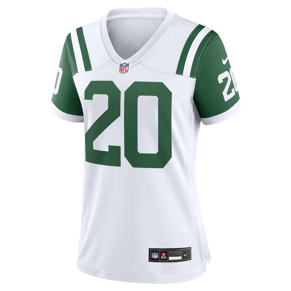 Women's New York Jets Breece Hall White Classic Alternate Game Jersey