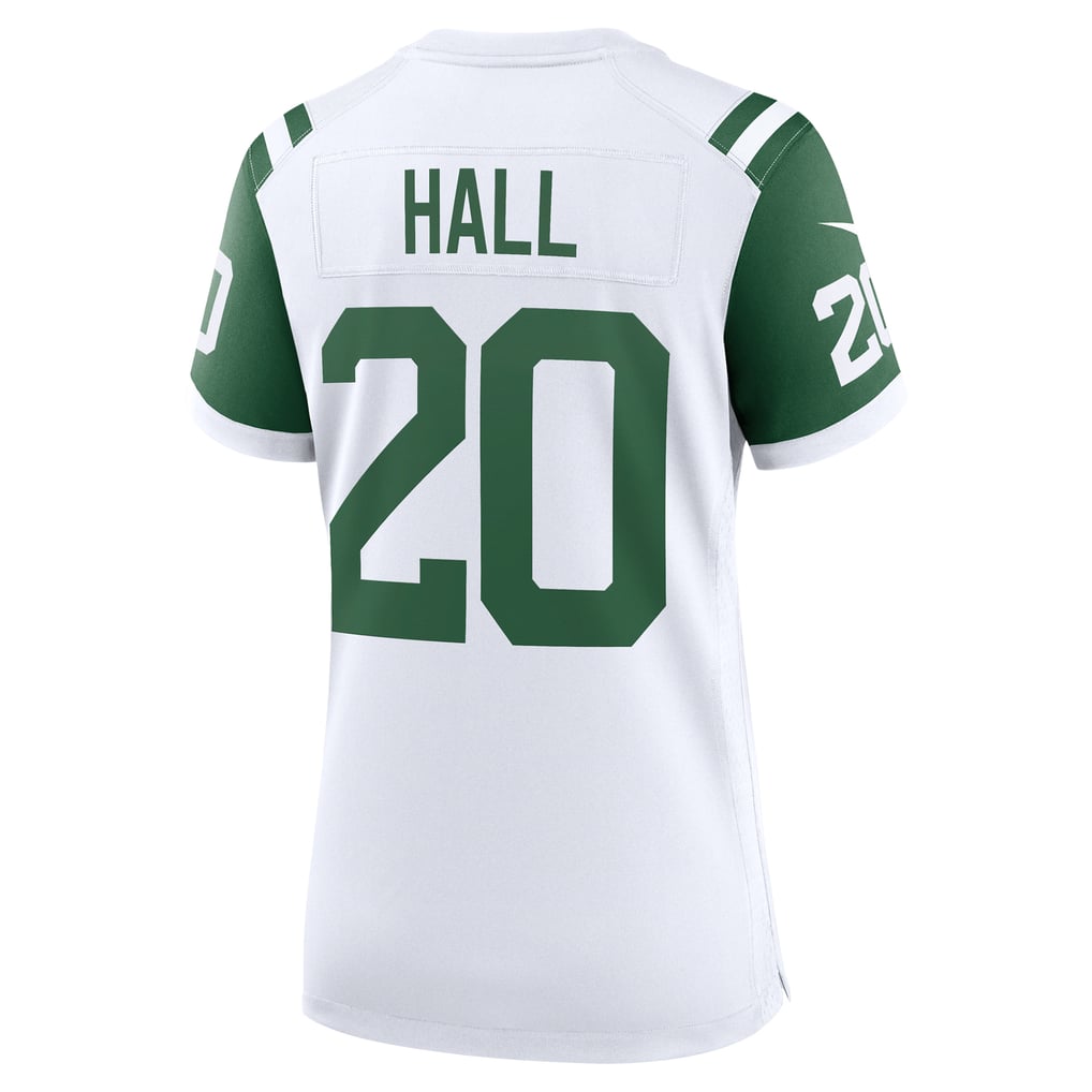 Women's New York Jets Breece Hall White Classic Alternate Game Jersey