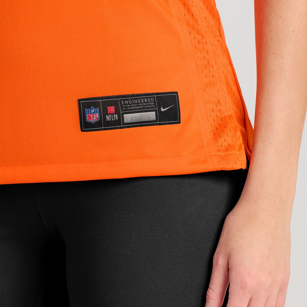 Women's Denver Broncos Brent Austin Orange Team Game Jersey