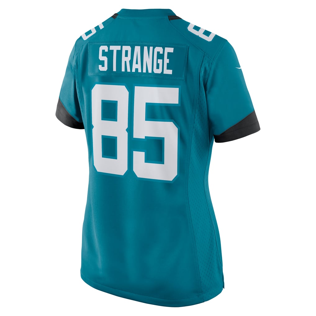 Women's Jacksonville Jaguars Brenton Strange Teal Team Game Jersey