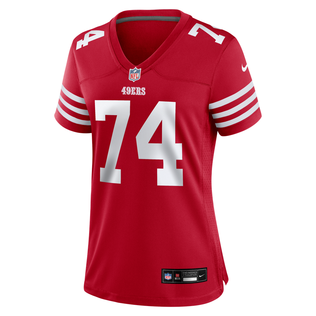 Women's San Francisco 49ers Brett Toth Scarlet Team Game Jersey