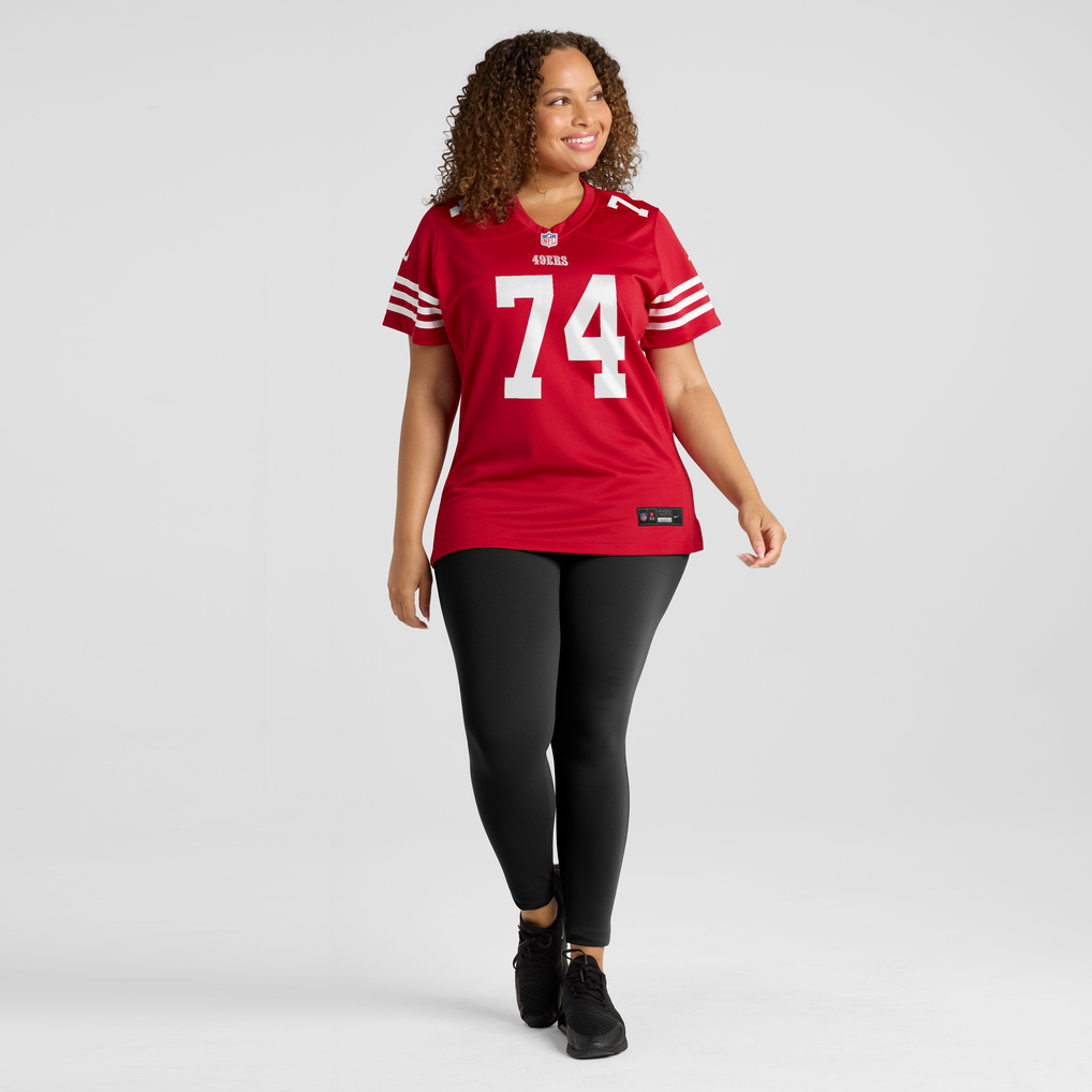 Women's San Francisco 49ers Brett Toth Scarlet Team Game Jersey