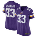 Women's Minnesota Vikings Brian Asamoah Purple Player Game Jersey