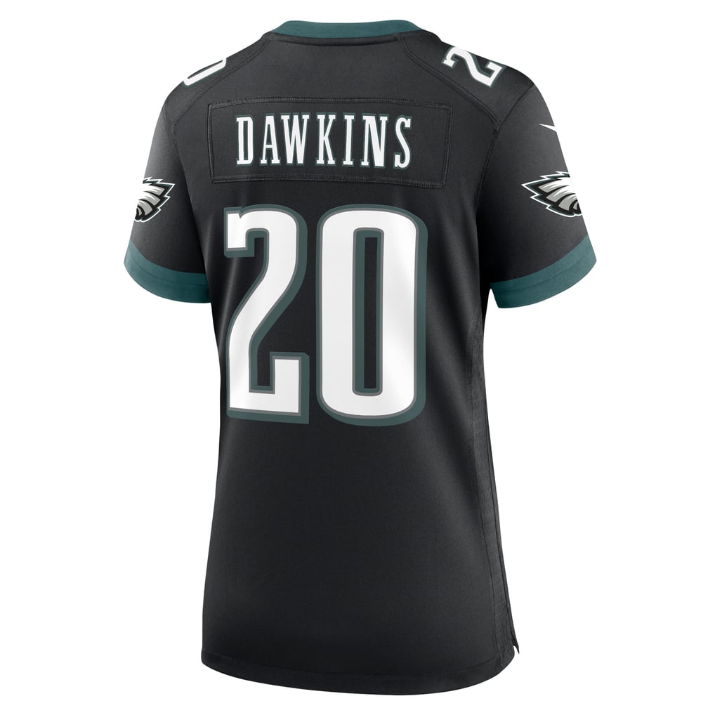 Women's Philadelphia Eagles Brian Dawkins Black Alternate Game Jersey
