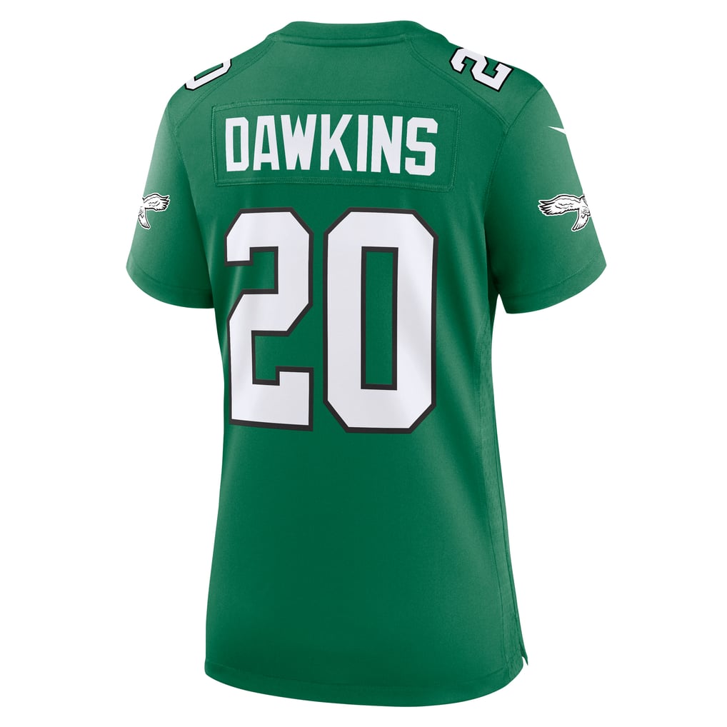 Women's Philadelphia Eagles Brian Dawkins Kelly Green Alternate Game Jersey