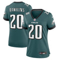 Women's Philadelphia Eagles Brian Dawkins Midnight Green Retired Player Game Jersey