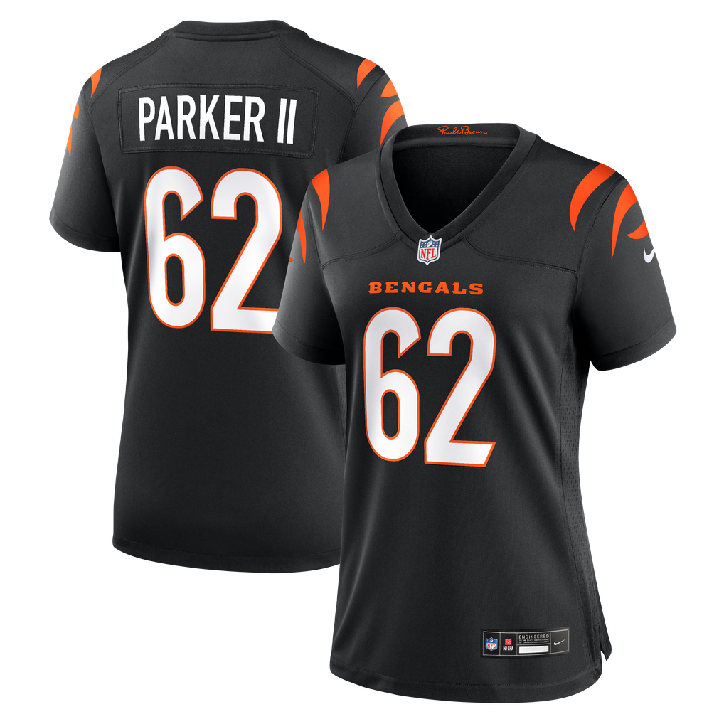 Women's Cincinnati Bengals Brian Parker II Black Team Game Jersey