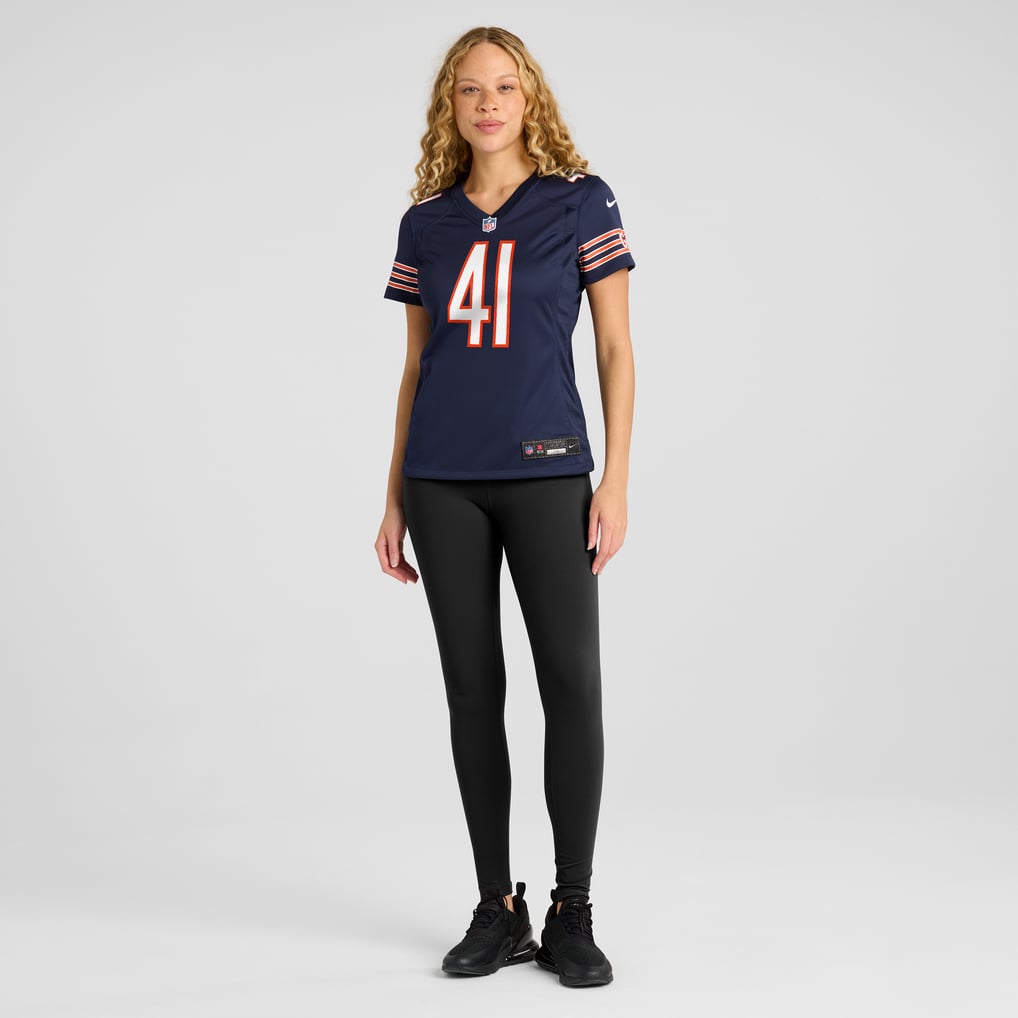 Women's Chicago Bears Brian Piccolo Navy Game Retired Player Jersey