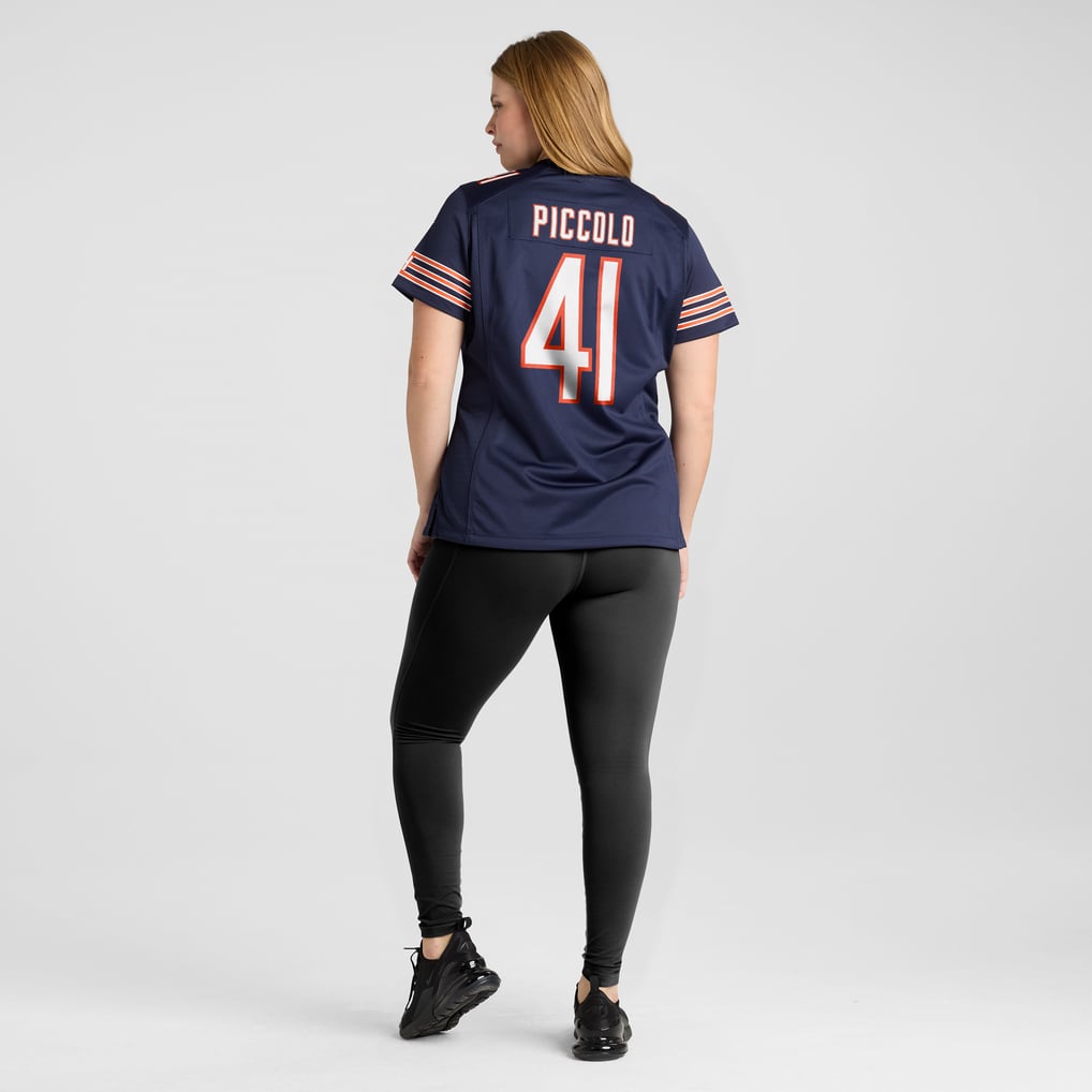 Women's Chicago Bears Brian Piccolo Navy Game Retired Player Jersey