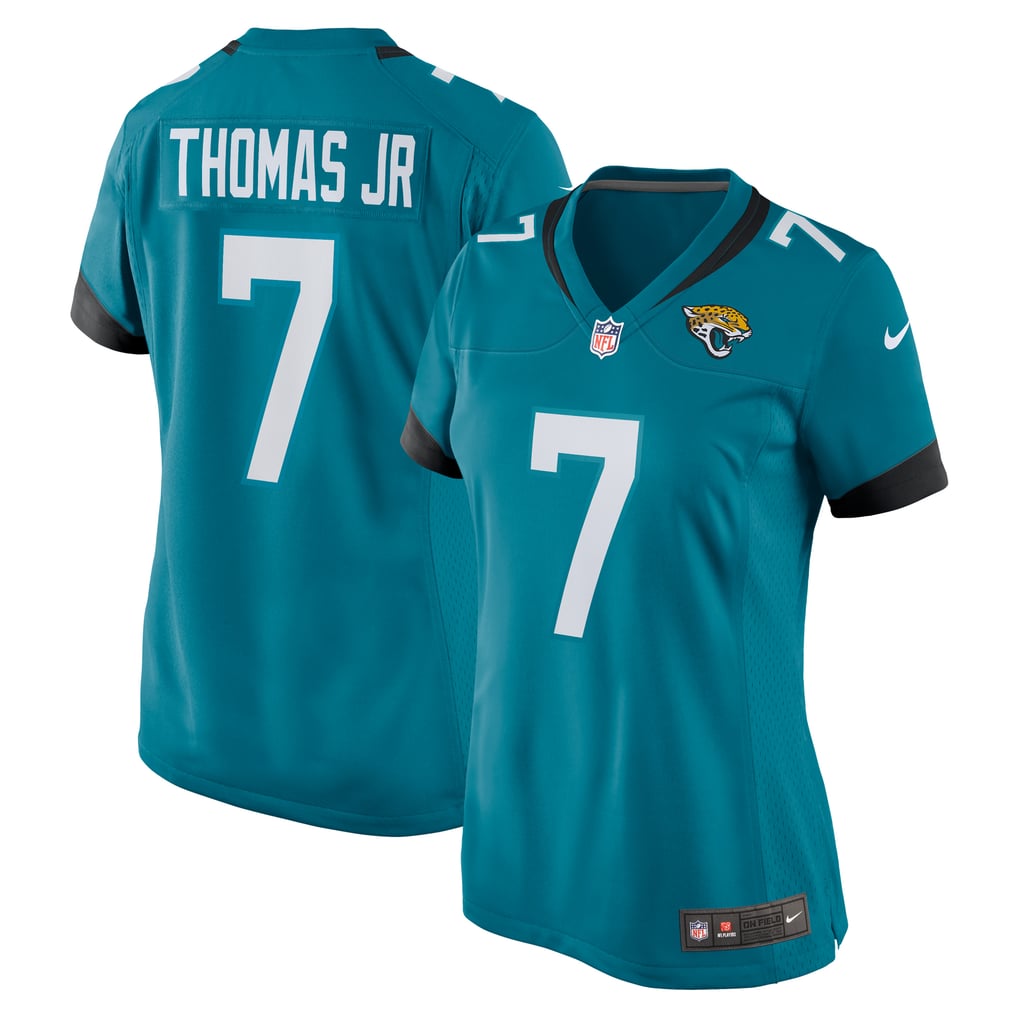 Women's Jacksonville Jaguars Brian Thomas Jr. Teal Game Jersey