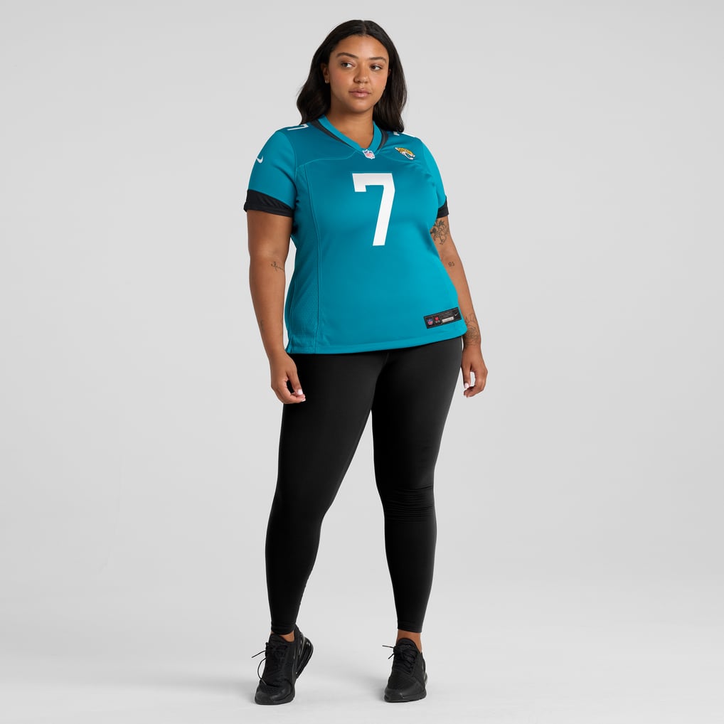 Women's Jacksonville Jaguars Brian Thomas Jr. Teal Game Jersey