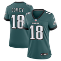 Women's Philadelphia Eagles Britain Covey Midnight Green Team Game Jersey
