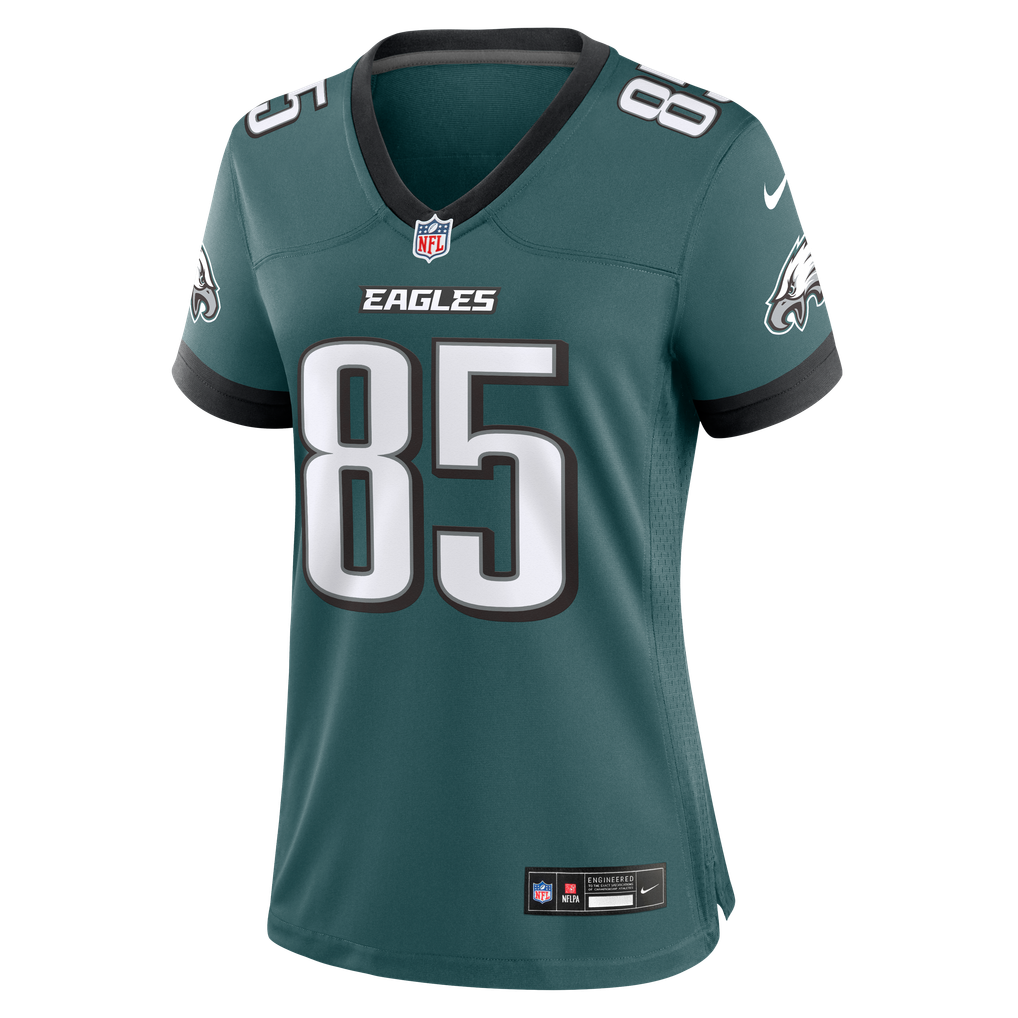 Women's Philadelphia Eagles Britain Covey Midnight Green Team Game Jersey